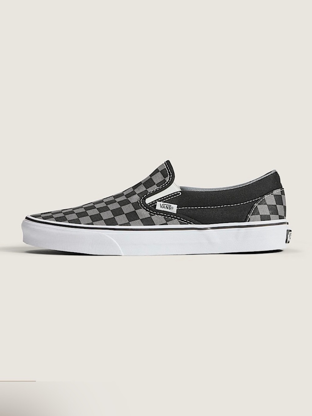 Vans Slip-On Checkerboard in Black/Black